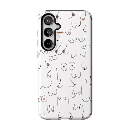 I'm With Her | Black & White Boobs Case iPhone Case get.casely
