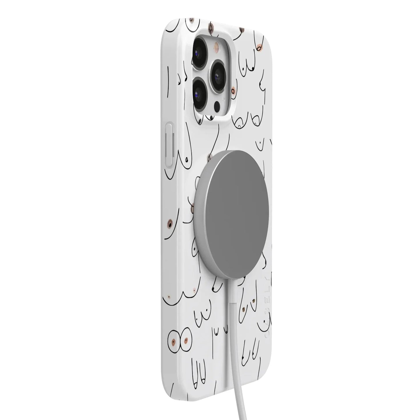I'm With Her | Black & White Boobs Case iPhone Case get.casely