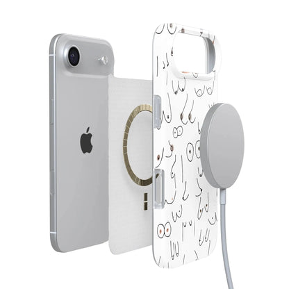 I'm With Her | Black & White Boobs Case iPhone Case get.casely