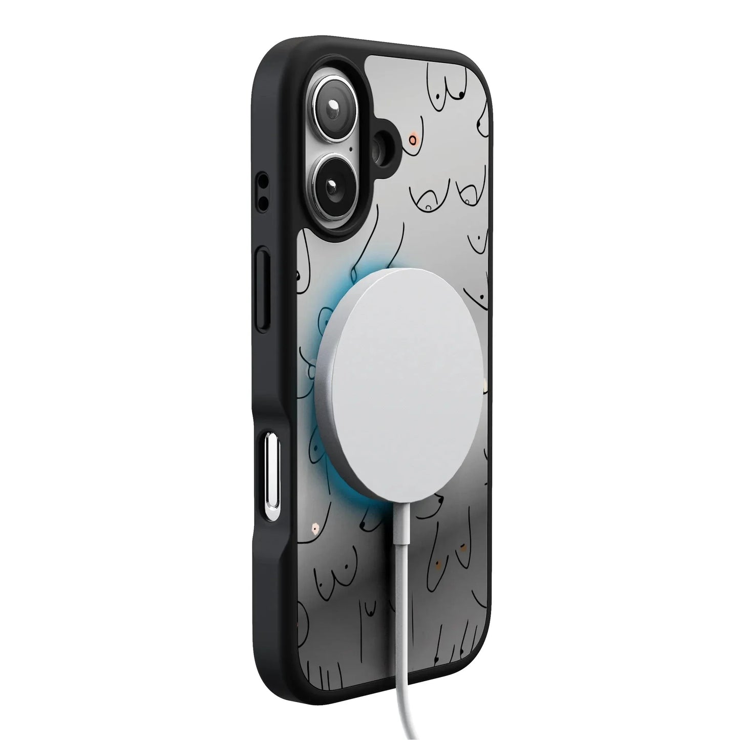 I'm With Her | Black & White Boobs Case iPhone Case get.casely
