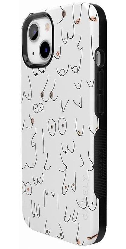 I'm With Her | Black & White Boobs Case iPhone Case get.casely
