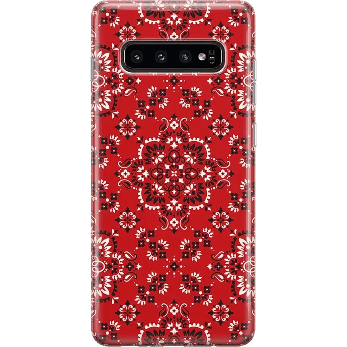 I'm with the Band | Red Bandana Print Samsung Case Samsung Case get.casely Classic Galaxy S10 Plus