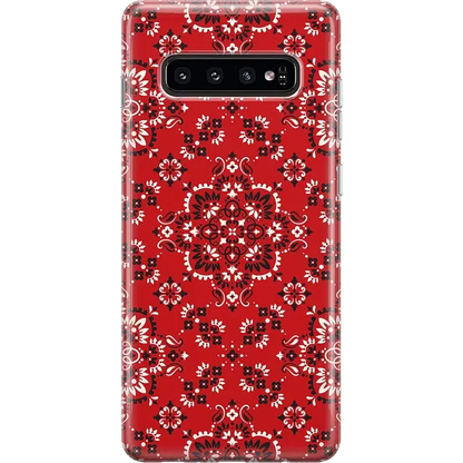 I'm with the Band | Red Bandana Print Samsung Case Samsung Case get.casely Classic Galaxy S10 Plus