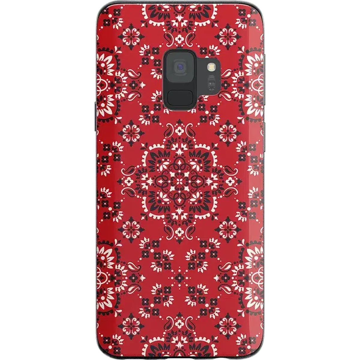 I'm with the Band | Red Bandana Print Samsung Case Samsung Case get.casely Classic Galaxy S9 Plus