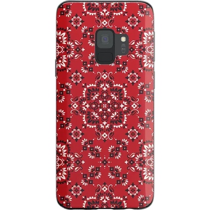 I'm with the Band | Red Bandana Print Samsung Case Samsung Case get.casely Classic Galaxy S9 Plus