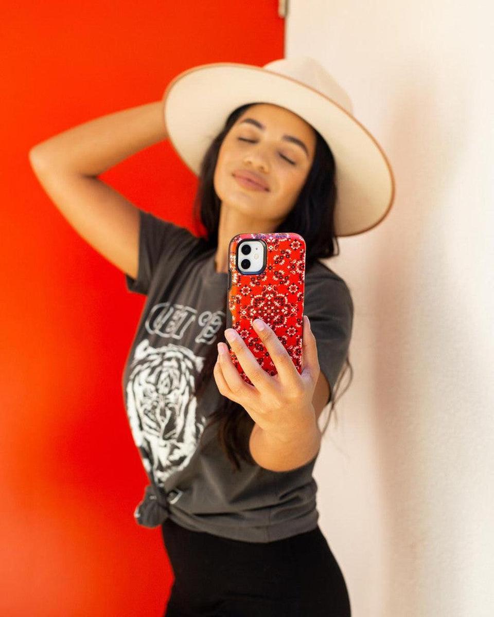 I'm with the Band | Red Bandana Print Samsung Case Samsung Case get.casely