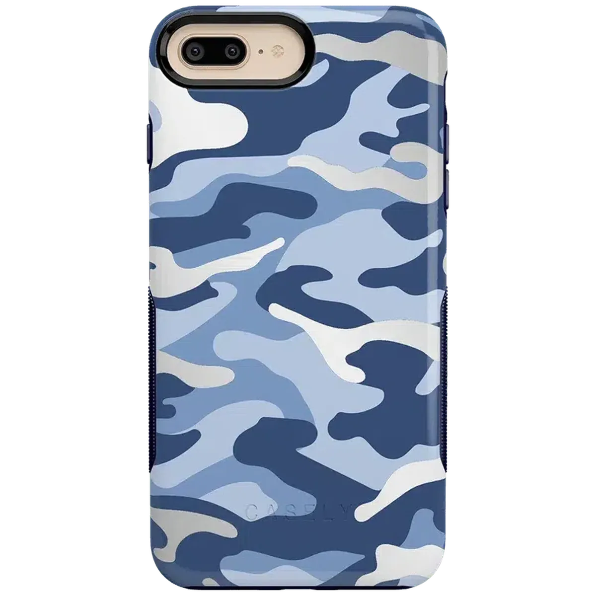 In Formation | Metallic Blue Camo Case iPhone Case get.casely Bold iPhone 6/7/8 Plus