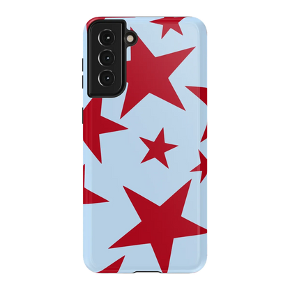 Stars Align | Blue & Red Stars Case - Galaxy S21 Plus