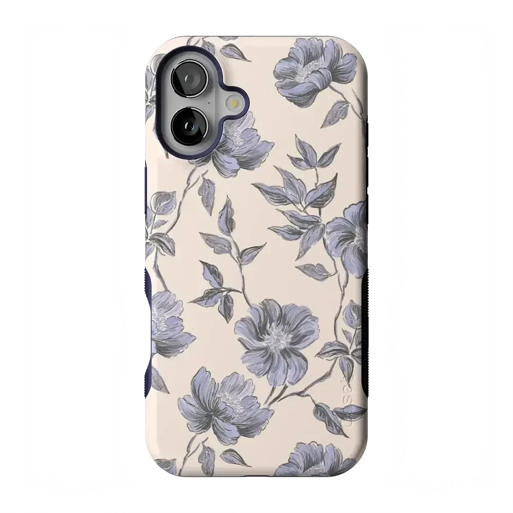 Ink & Iris | Vintage Floral Case iPhone Case get.casely Bold + MagSafe® iPhone 17
