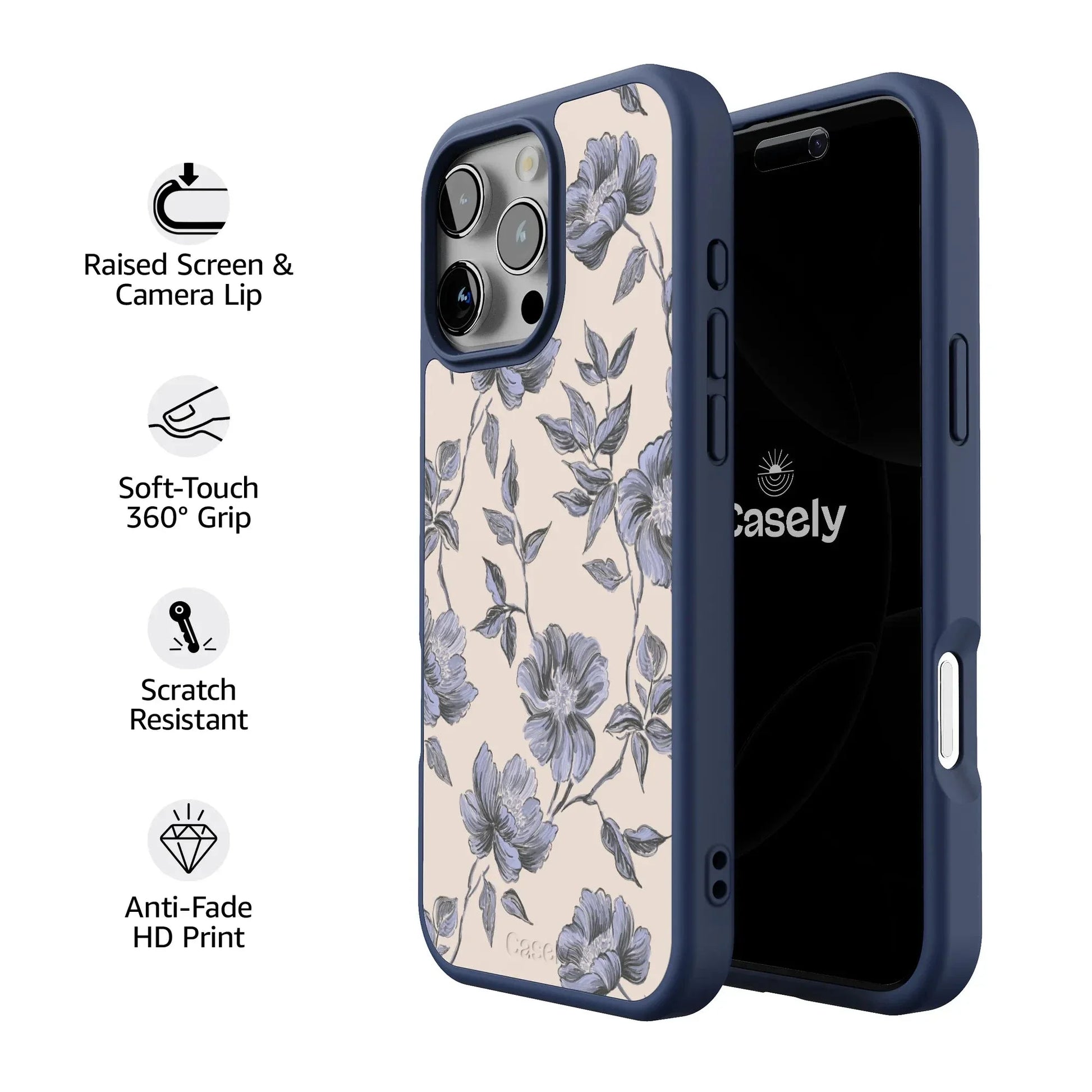 Ink & Iris | Vintage Floral Case iPhone Case get.casely