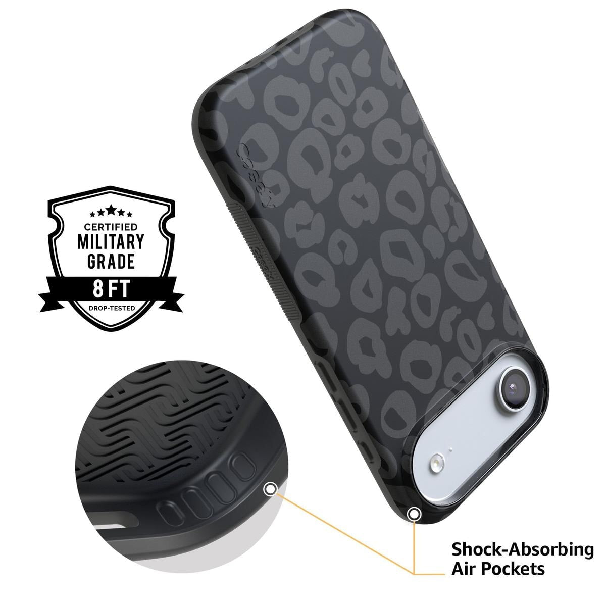 Into the Wild | Black Leopard Case iPhone Case get.casely
