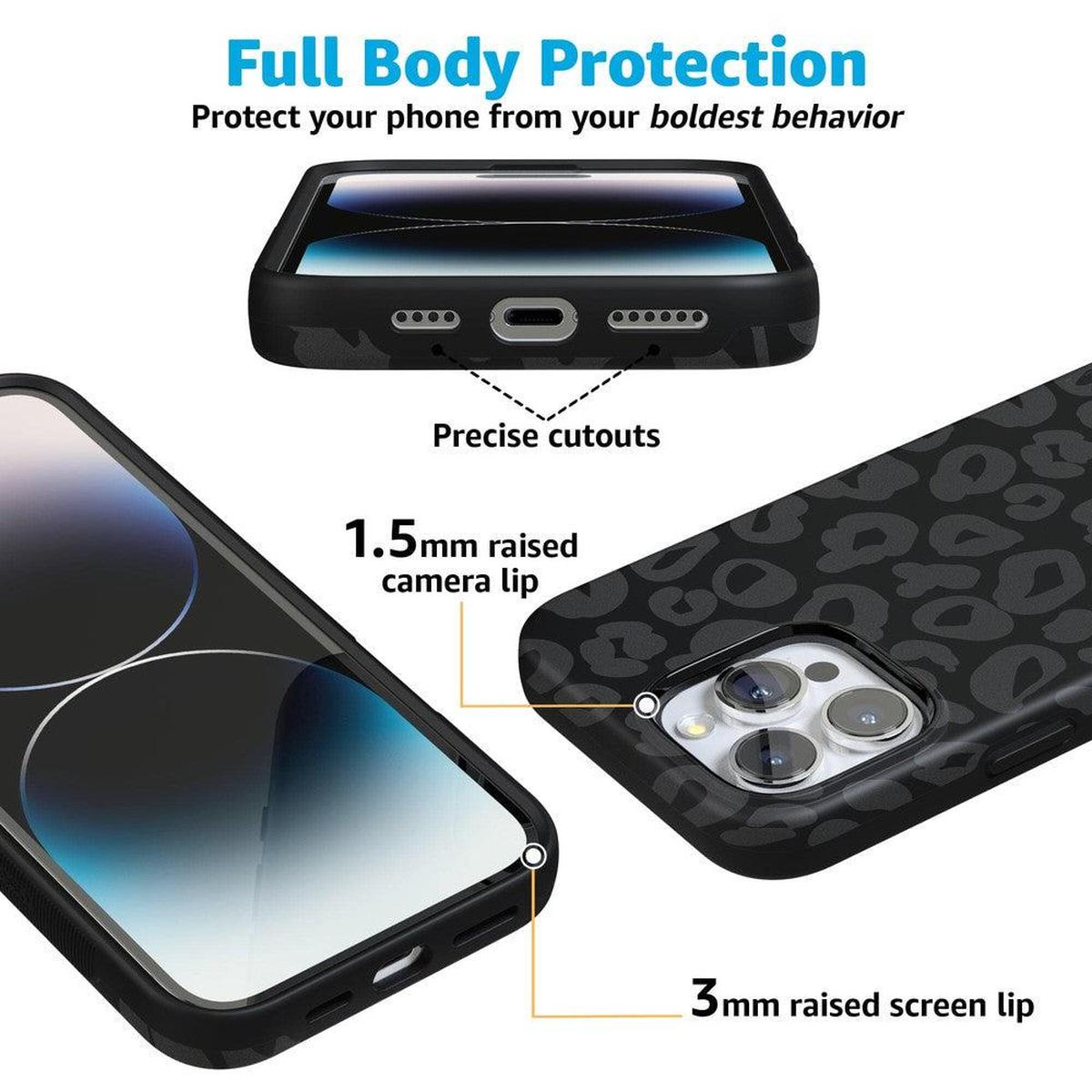 Into the Wild | Black Leopard Case iPhone Case get.casely