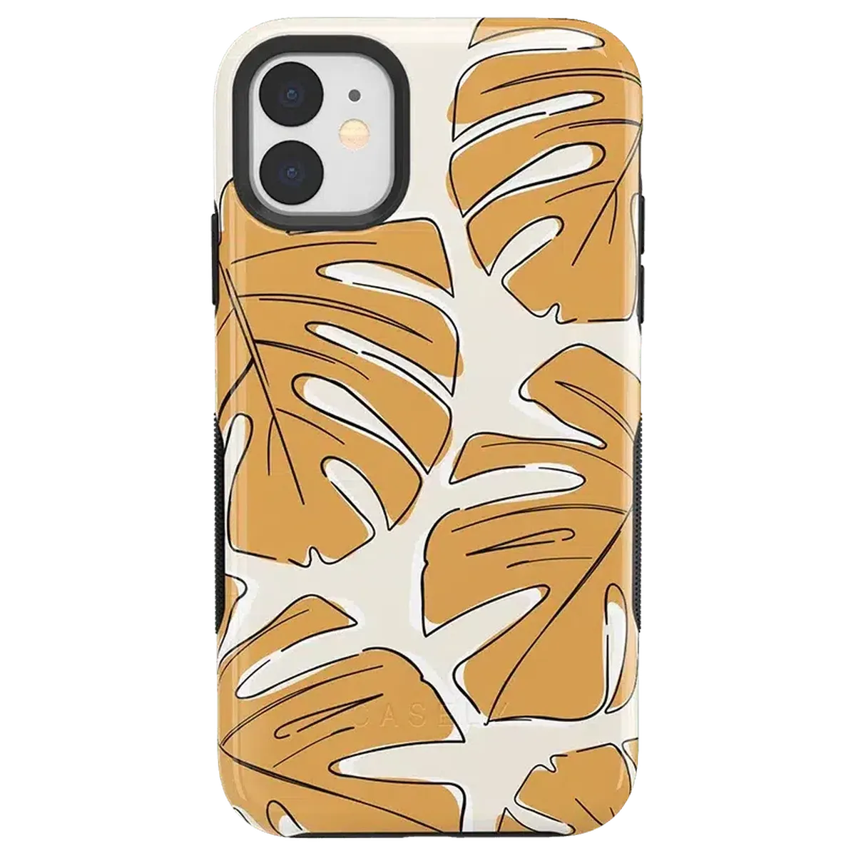 Island Time | Tropical Leaves Floral Case iPhone Case get.casely Bold iPhone 11