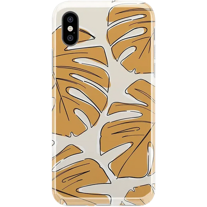 Island Time | Tropical Leaves Floral Case iPhone Case get.casely Classic iPhone XS Max