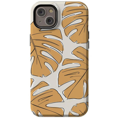 Island Time | Tropical Leaves Floral Case iPhone Case get.casely Essential + MagSafe® iPhone 15 Plus