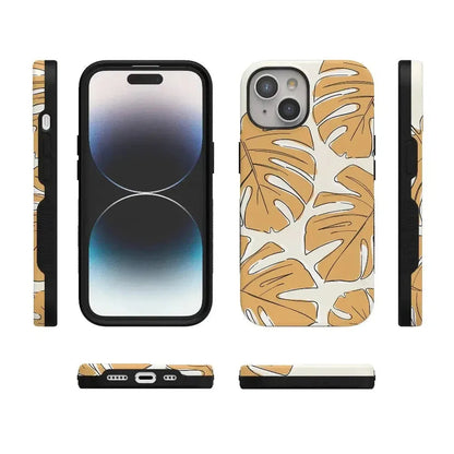 Island Time | Tropical Leaves Floral Case iPhone Case get.casely