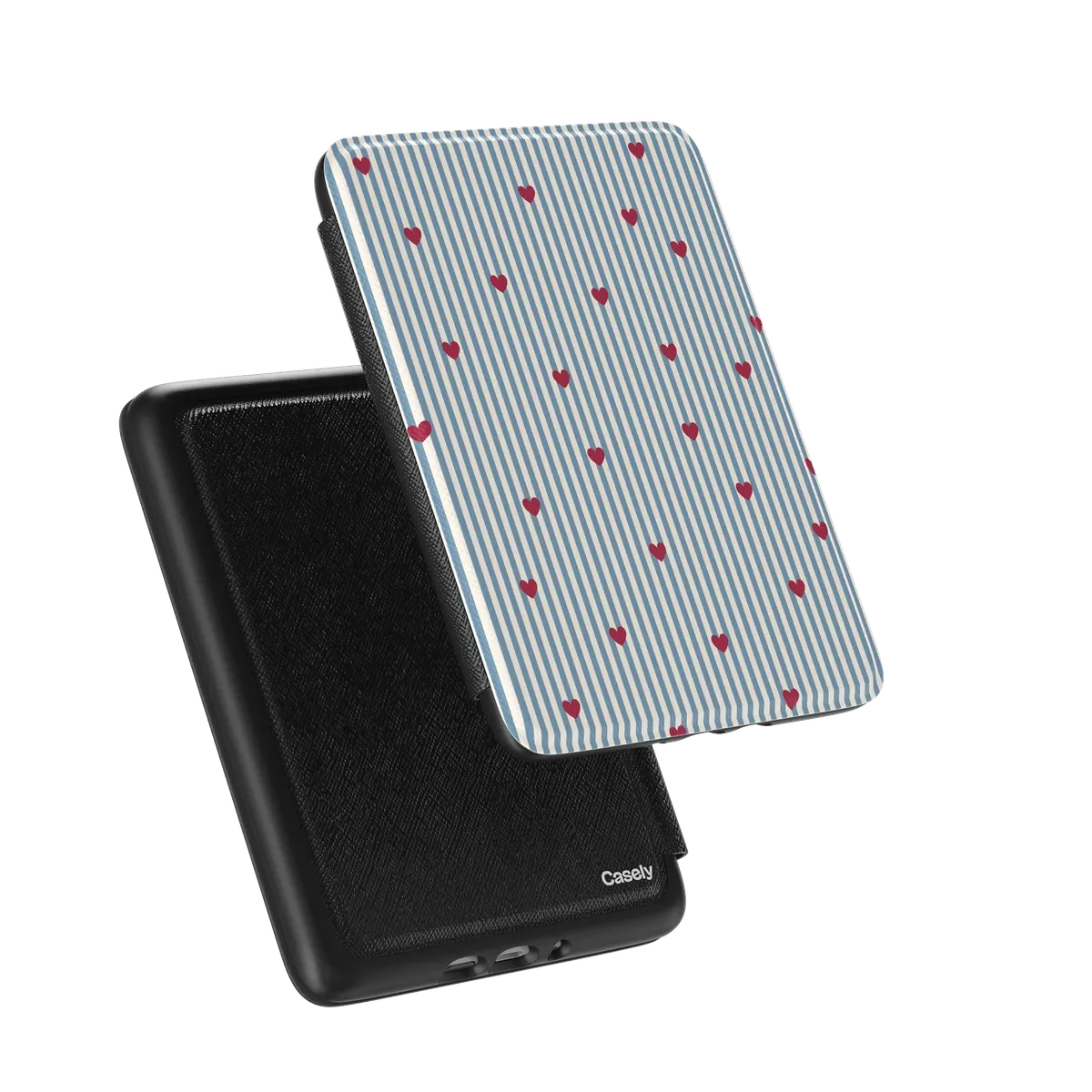Love Lines | Blue Stripes Kindle Case