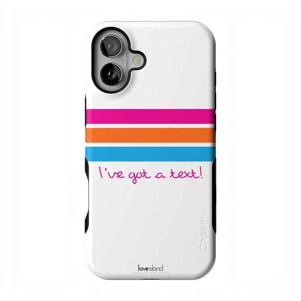 I've Got a Text! | Love Island Case Phone Case get.casely Bold Flex + MagSafe® iPhone 17