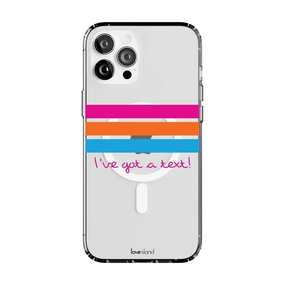 I've Got a Text! | Love Island Case Phone Case get.casely Classic + MagSafe® iPhone 15 Pro Max