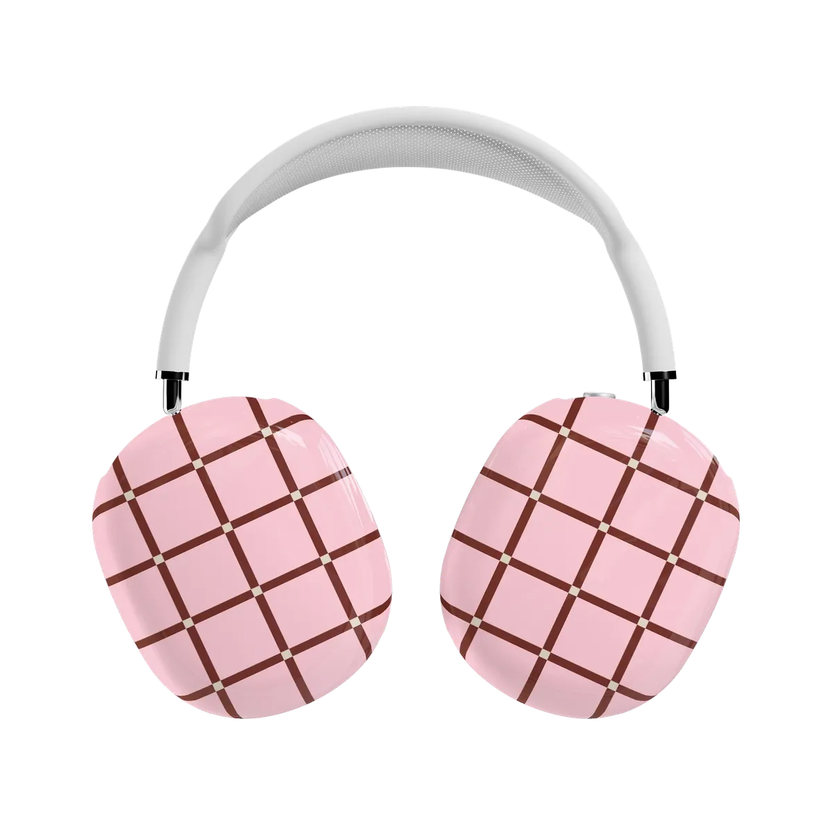 Uptown Gridlock | Pink Checkerboard AirPods Max Case