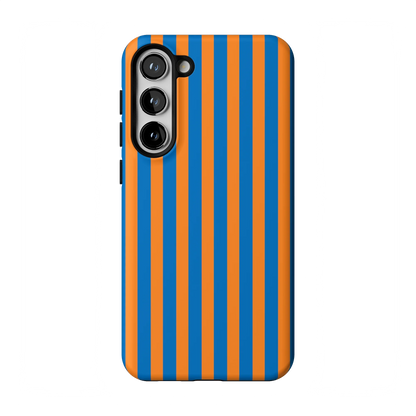 Go New York | Blue & Orange Stripes Case - Galaxy S23 Plus