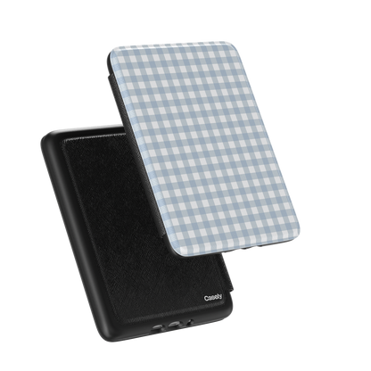 Pastel Picnic | Blue Gingham Kindle Case