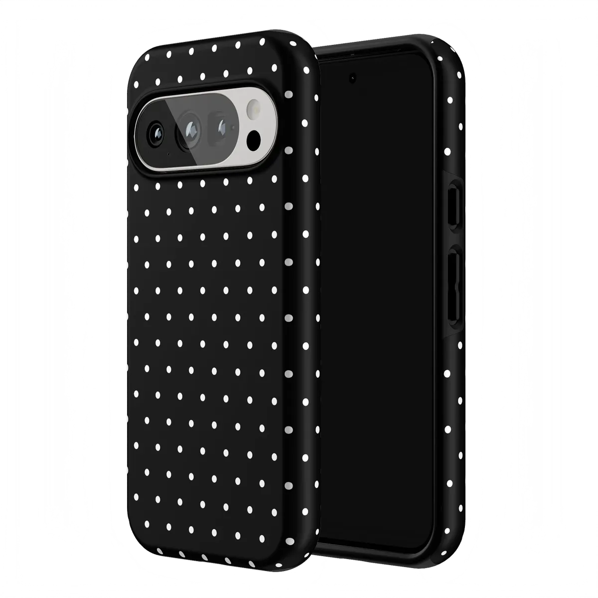 On the Dot | White Polka Dot Case