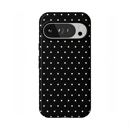 On the Dot | White Polka Dot Case