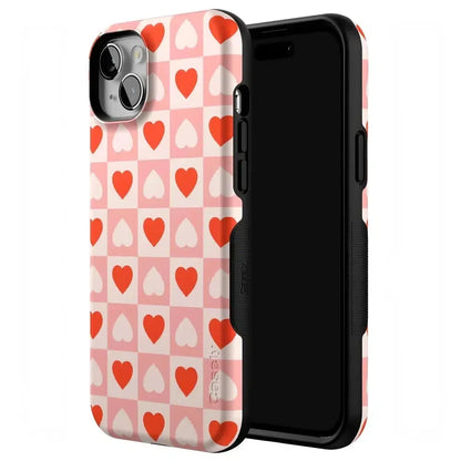 King of My Heart | Checkered Hearts Case Phone Case Casetry