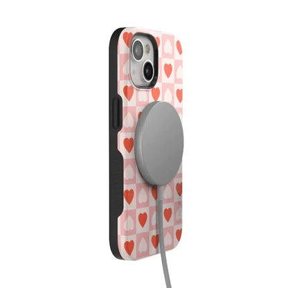 King of My Heart | Checkered Hearts Case Phone Case Casetry