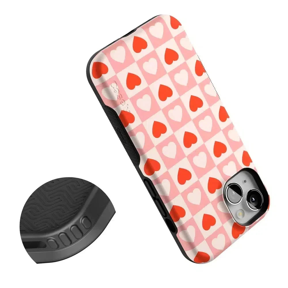 King of My Heart | Checkered Hearts Case Phone Case Casetry
