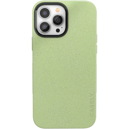 Kiwi Kiss | Matcha Green Shimmer Case iPhone Case get.casely Bold + MagSafe® iPhone 13 Pro Max