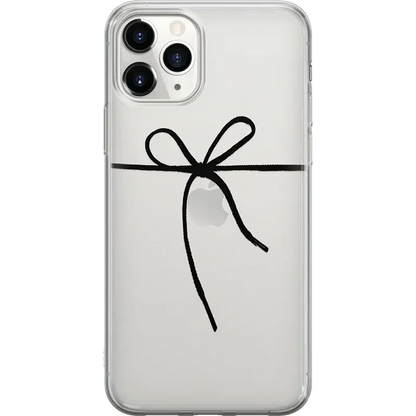 Knot Over U | Clear Ribbon Case iPhone Case get.casely Classic iPhone 11 Pro