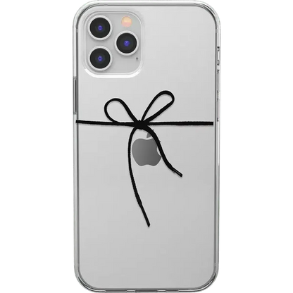 Knot Over U | Clear Ribbon Case iPhone Case get.casely Classic iPhone 12 Pro