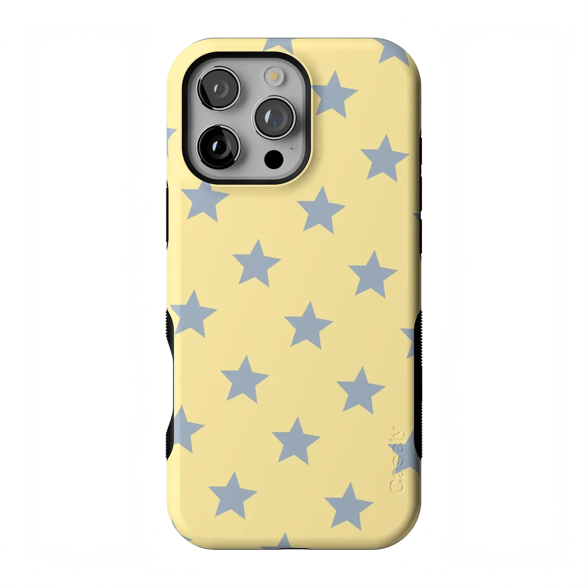 Shine Bright | Butter Yellow Stars Case - iPhone 16 Pro