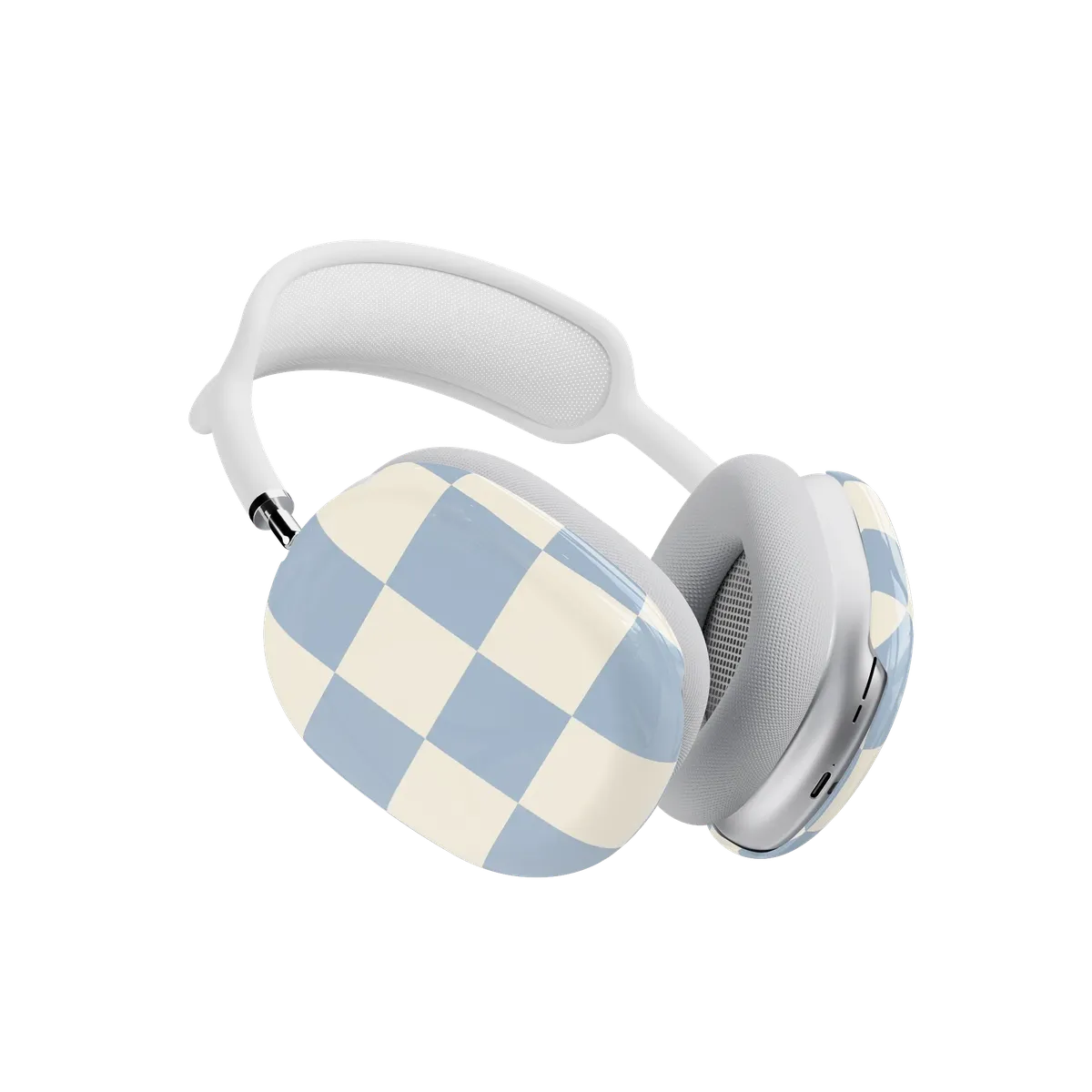 Fit Check | Light Blue Checkerboard AirPods Max Case