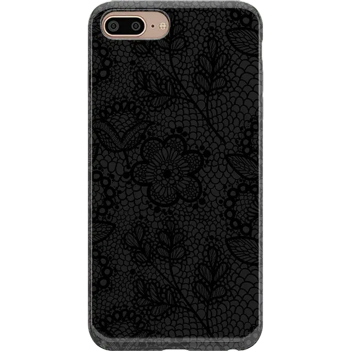 Lace Me Up | Black Floral Case iPhone Case get.casely Classic iPhone 6/7/8 Plus