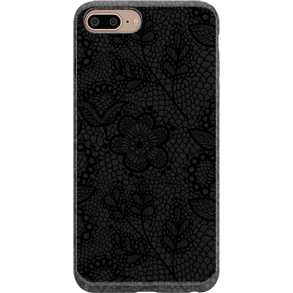 Lace Me Up | Black Floral Case iPhone Case get.casely Classic iPhone 6/7/8 Plus