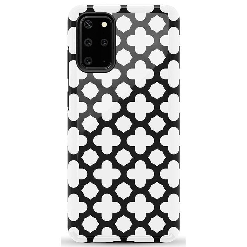 Lattice Tile | High Contrast Design Case Phone Case Casetry Essential Galaxy S20 Plus