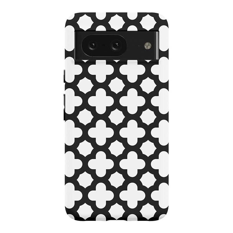 Lattice Tile | High Contrast Design Case Phone Case Casetry Essential Google Pixel 8