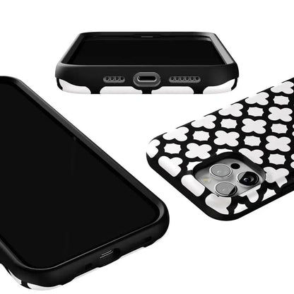 Lattice Tile | High Contrast Design Case Phone Case Casetry