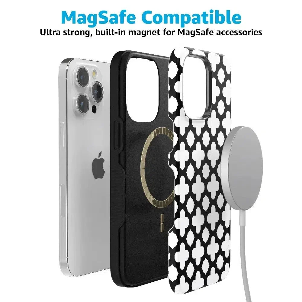 Lattice Tile | High Contrast Design Case Phone Case Casetry