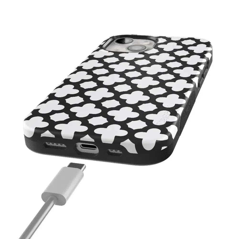 Lattice Tile | High Contrast Design Case Phone Case Casetry