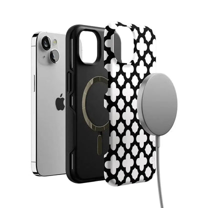 Lattice Tile | High Contrast Design Case Phone Case Casetry