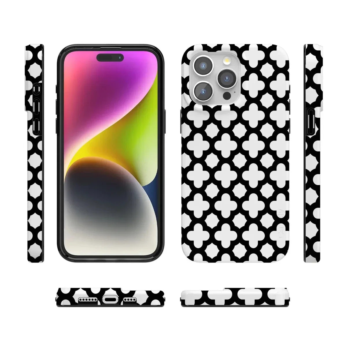 Lattice Tile | High Contrast Design Case Phone Case Casetry