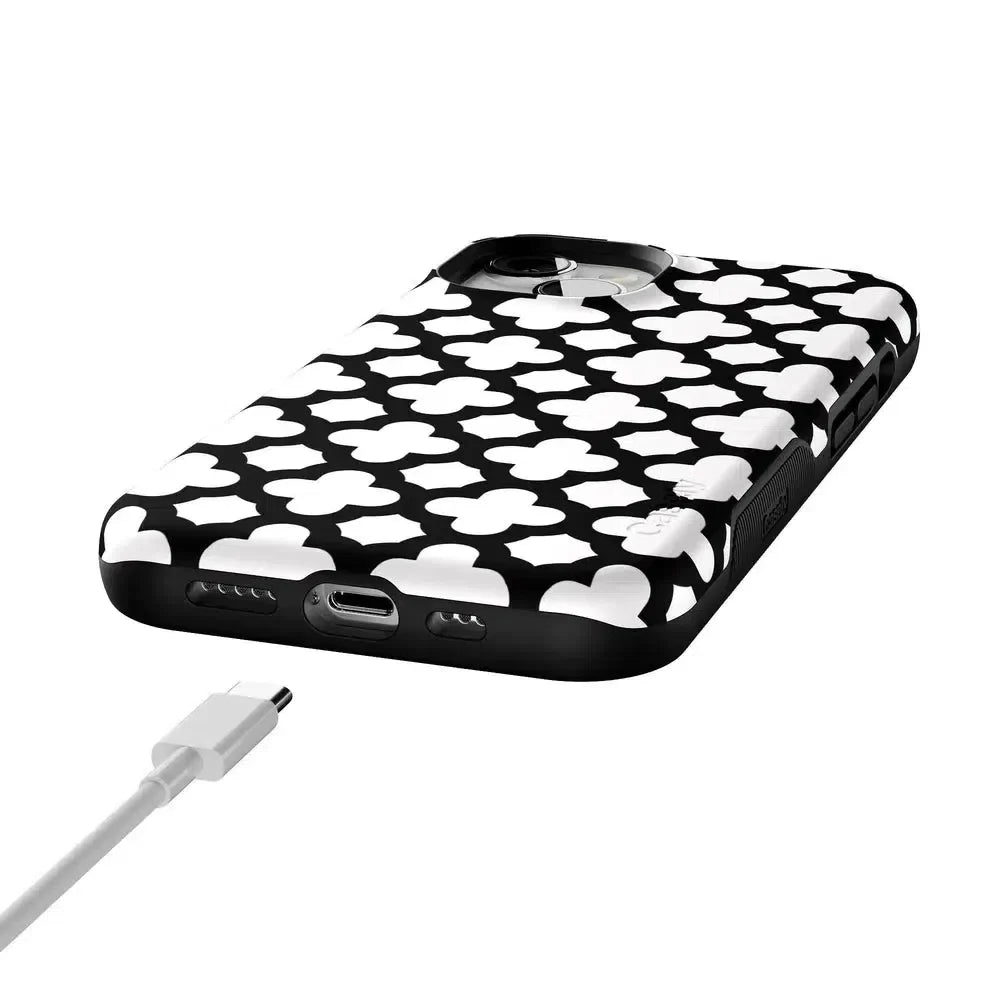 Lattice Tile | High Contrast Design Case Phone Case Casetry