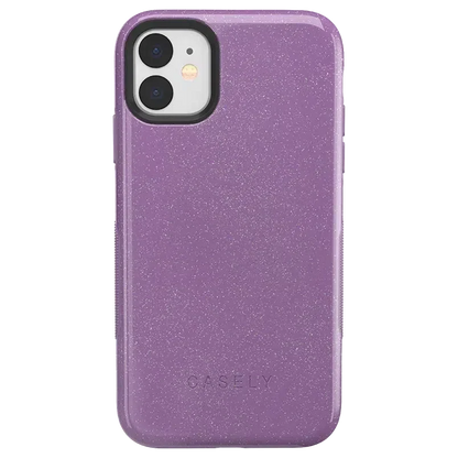 Lavender Waves | Purple Shimmer Case iPhone Case get.casely Bold iPhone 11