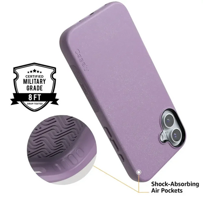 Lavender Waves | Purple Shimmer Case iPhone Case get.casely
