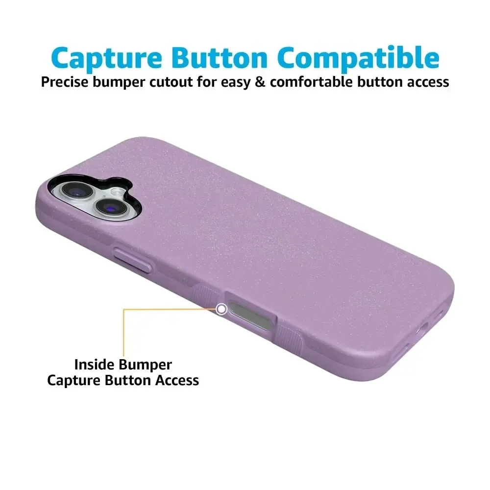 Lavender Waves | Purple Shimmer Case iPhone Case get.casely