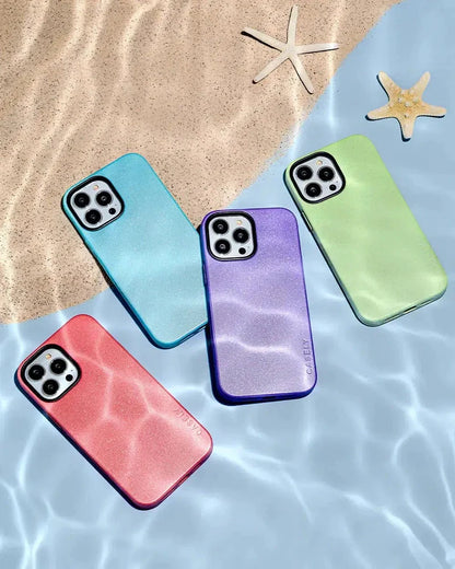 Lavender Waves | Purple Shimmer Case iPhone Case get.casely